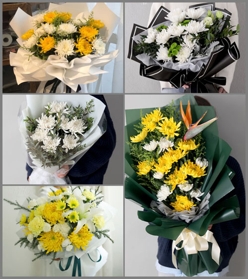 广东江门市恩平市君堂镇塘库村白事花束代送